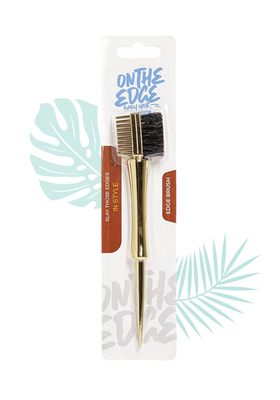 Gold Pointed Edge Brush