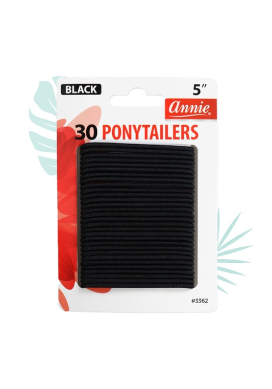 Black Ponytail Holders
