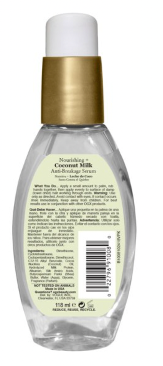 Nourishing Coconut Milk Anti-Breakage Serum