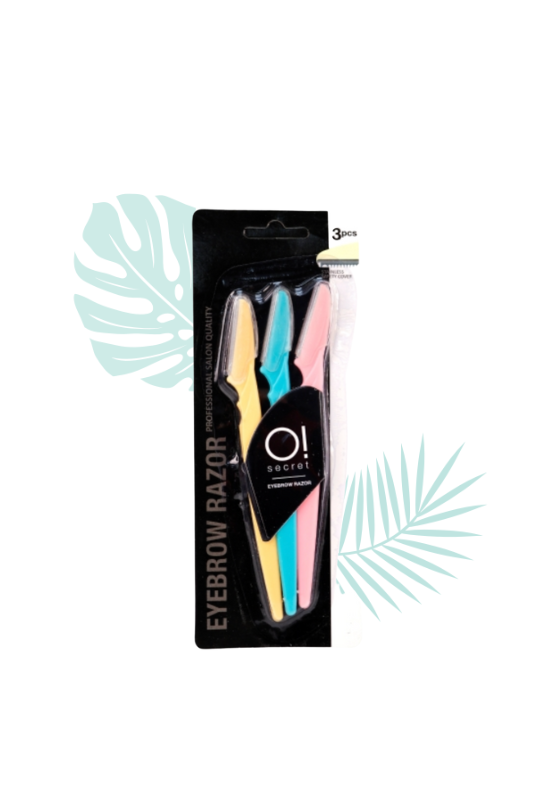 Eyebrow Razors, 3-Pack